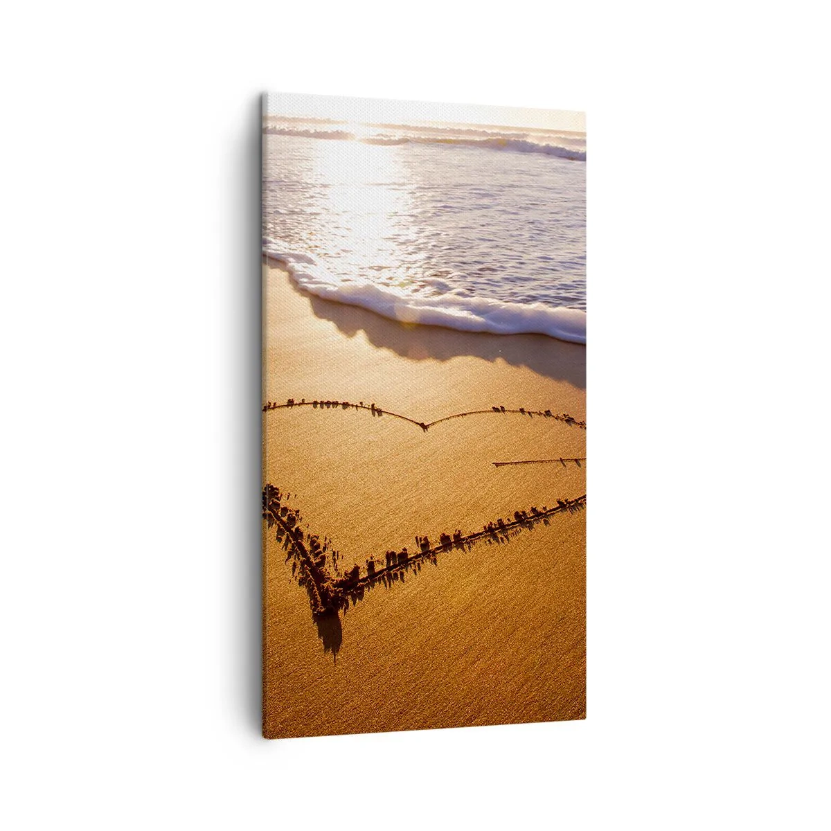 Lærredstryk - Billede på lærred - Ferie tilståelse - 45x80 cm