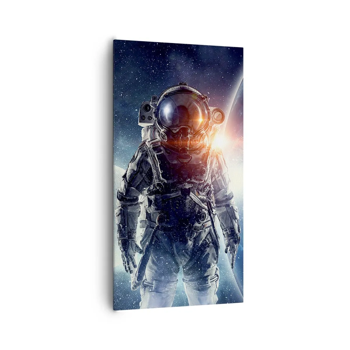 Lærredstryk - Billede på lærred - Et kosmisk eventyr - 65x120 cm