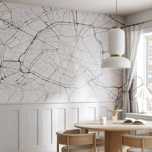 Fototapet Premium Canvas - Paris' blomst - By, Bykort, Paris - 400x280 cm