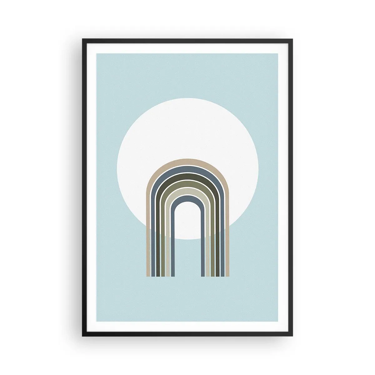 Plakat i sort ramme - Uimodståelig tiltrækningskraft - 70x100 cm