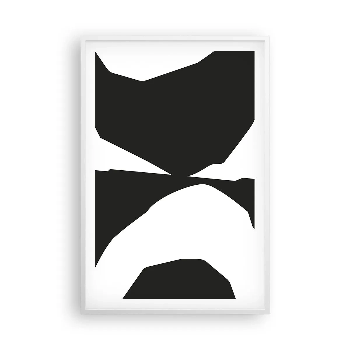 Plakat i hvid ramme - Positiv-negativ - 61x91 cm