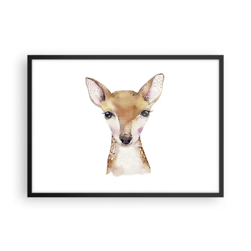 Plakat i sort ramme - Uskyldighedens natur - 70x50 cm