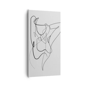 Lærredstryk - Billede på lærred - Virkelig, hvad er du for en person... - 65x120 cm