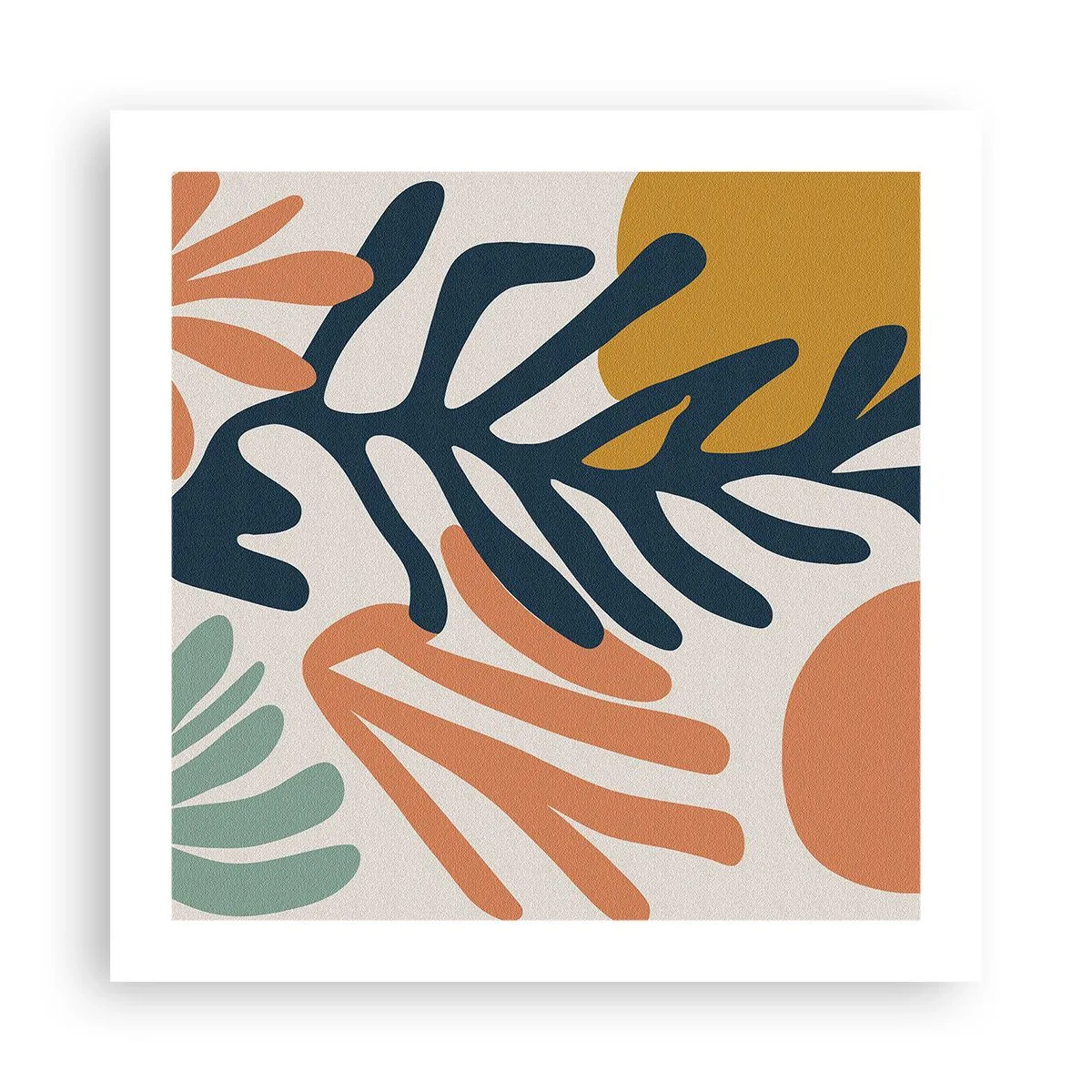 Plakat - Koralhav - 50x50 cm