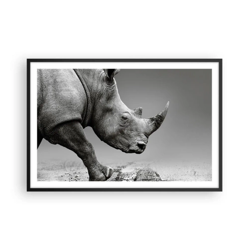 Plakat i sort ramme - En ustoppeli - 91x61 cm