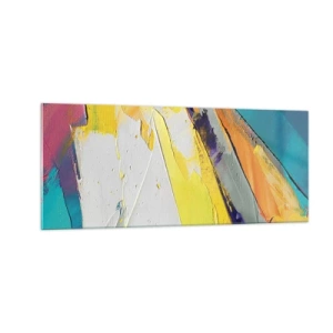 Billede på glas - Lysets anatomi - 100x40 cm