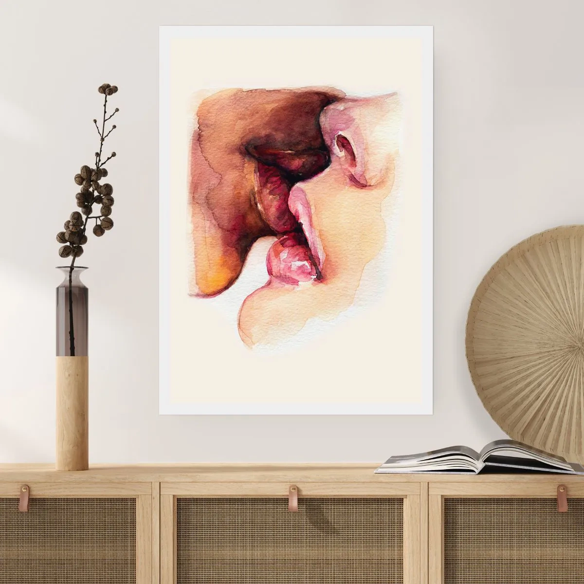 Plakat - Som nat og dag, jord og himmel - 30x40 cm