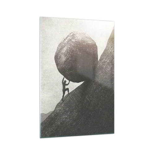 Billede på glas - Jeg tror mod al forventning - 70x100 cm