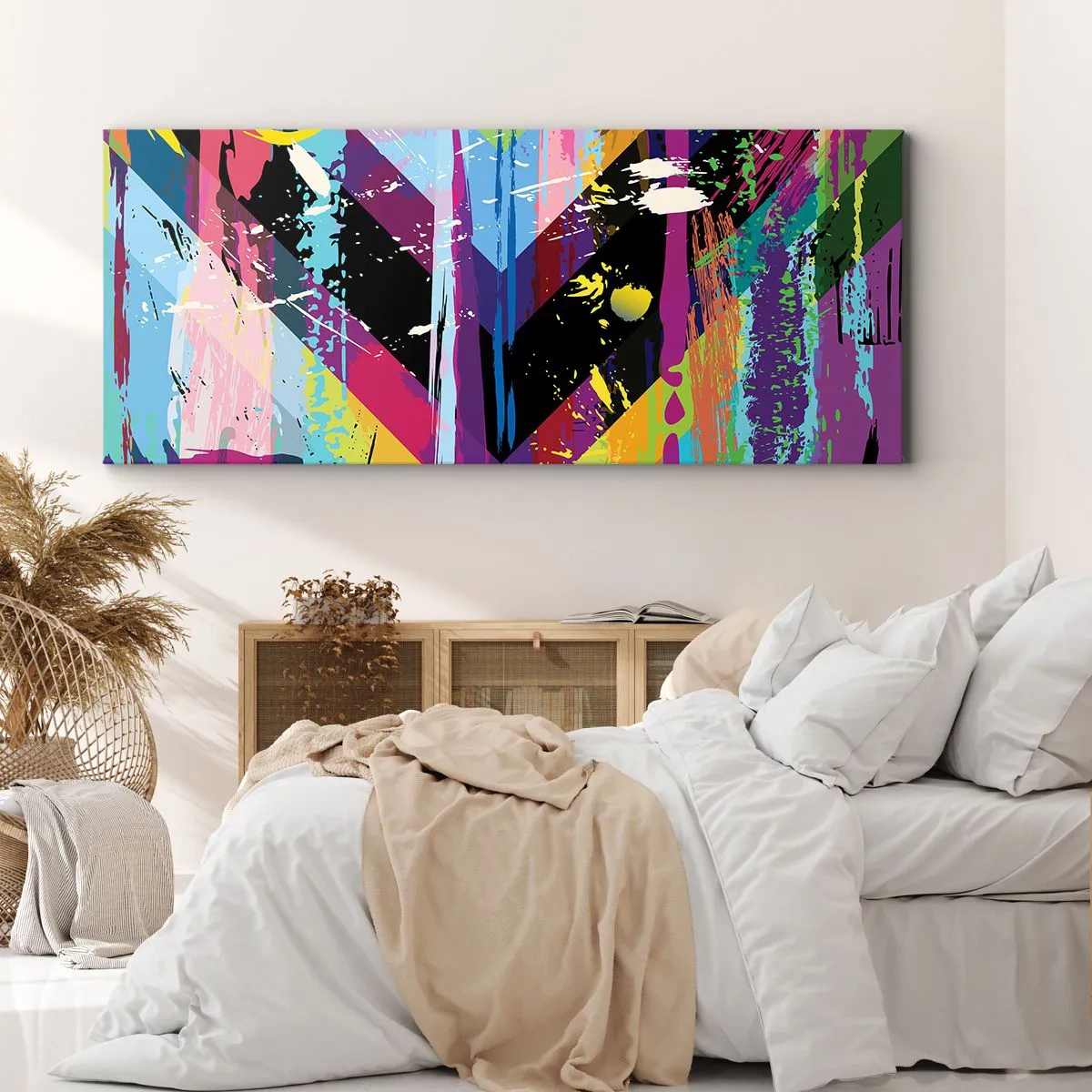 Lærredstryk - Billede på lærred - Fra top til bund - 100x40 cm