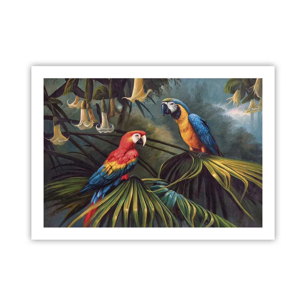 Plakat - Romantik i troperne - 70x50 cm