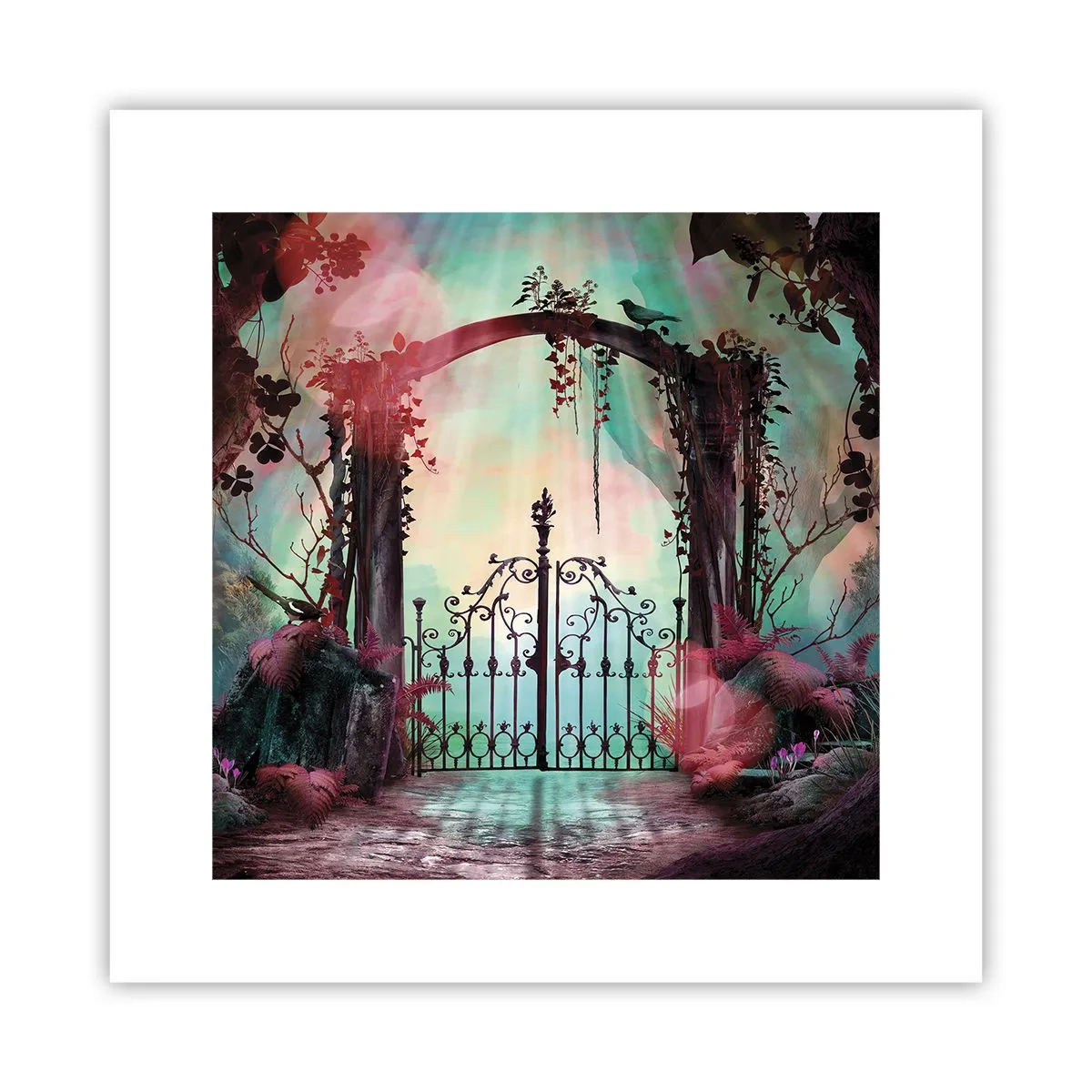 Plakat - Hemmelig have - 30x30 cm