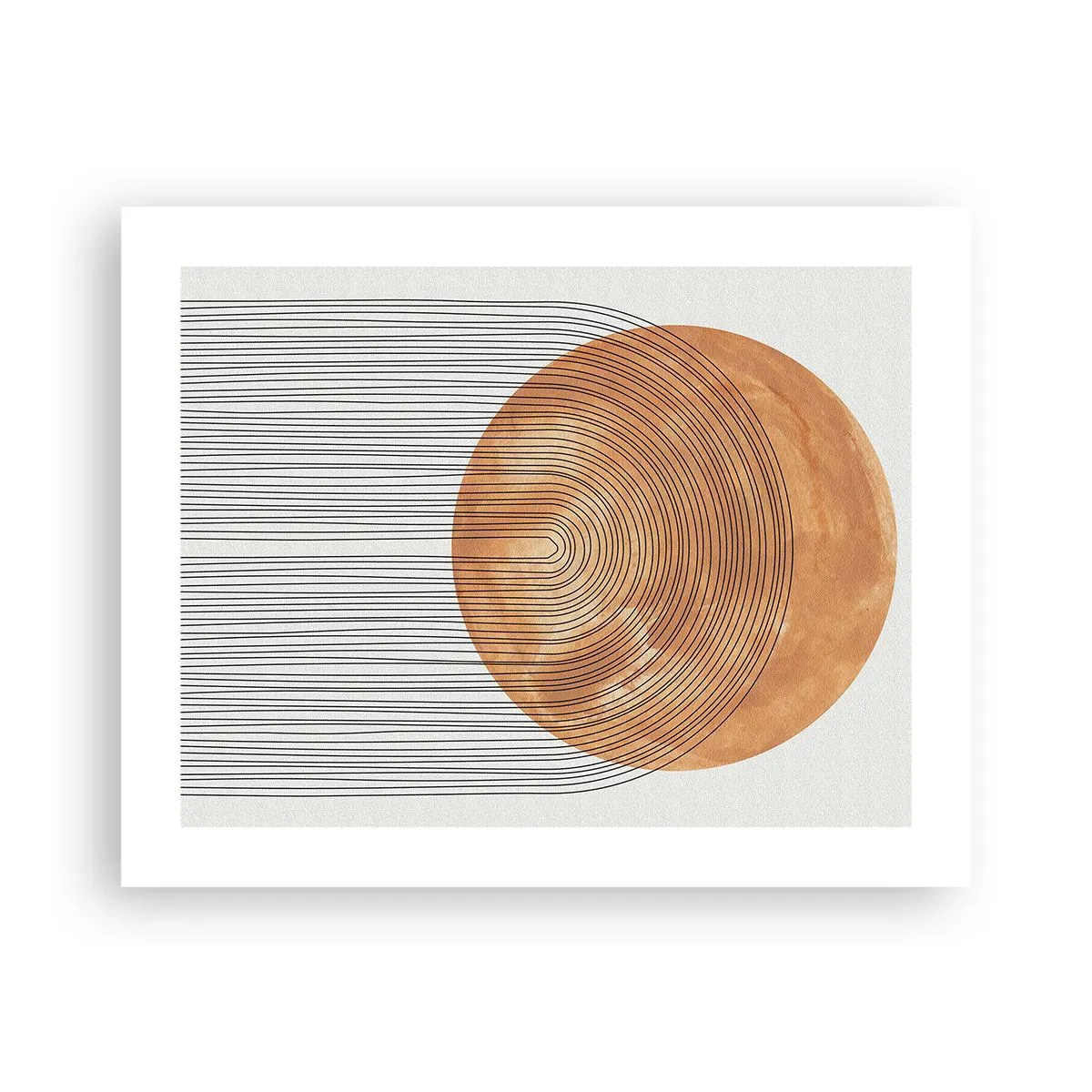 Plakat - En solrig komposition - 50x40 cm