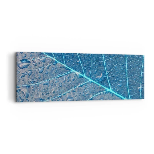 Lærredstryk - Billede på lærred - Livet i det blå - 90x30 cm