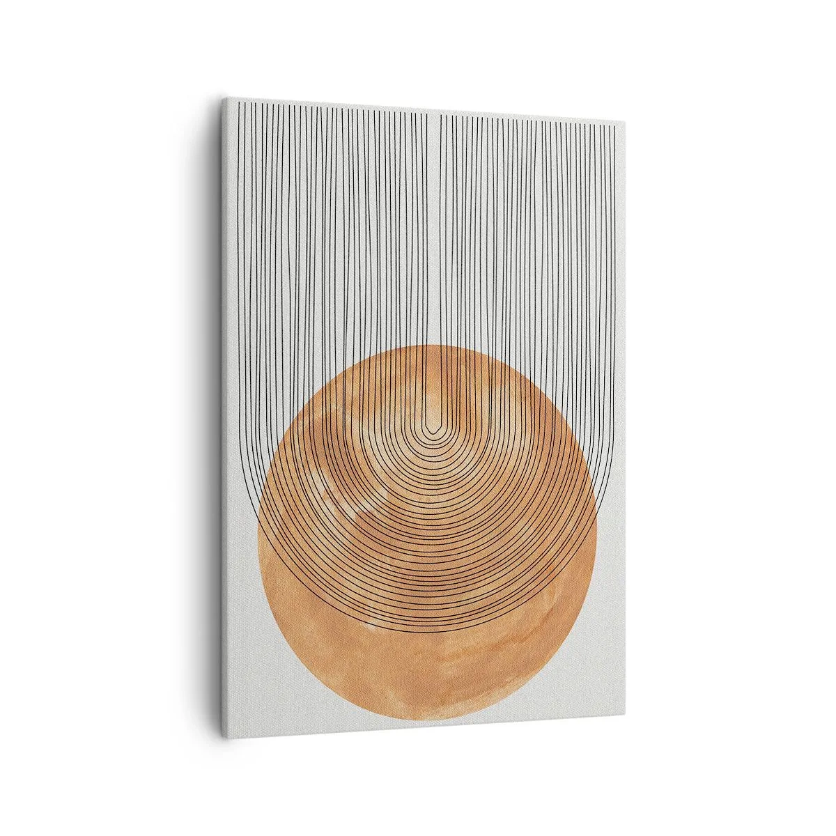 Lærredstryk - Billede på lærred - En solrig komposition - 50x70 cm