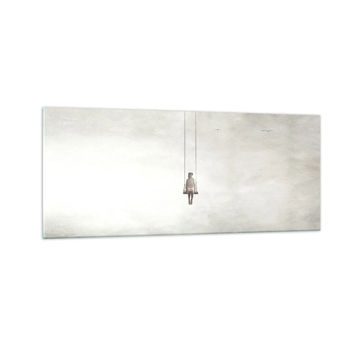 Billede på glas - Barnet i os selv - 100x40 cm