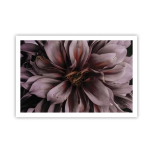 Plakat - Blomstret hjerte - 91x61 cm