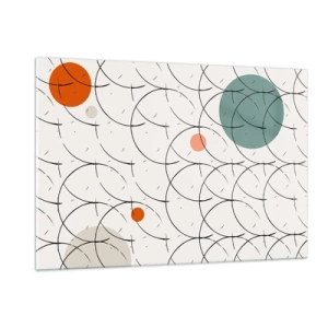 Billede på glas - I popkunstens ånd - 120x80 cm