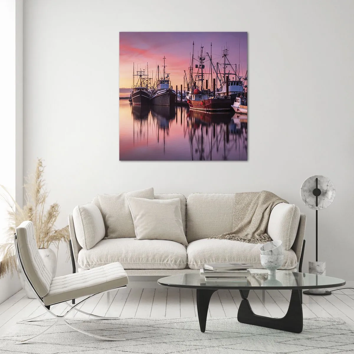 Billede på glas - Før den næste dag - 60x60 cm