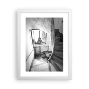 Plakat i hvid ramme - Sikke en udsigt! - 30x40 cm