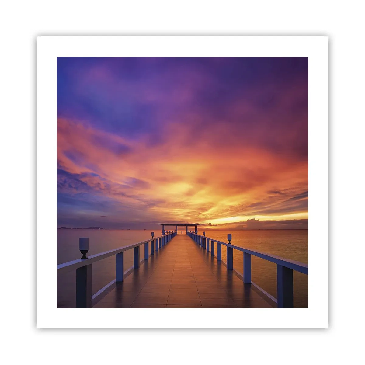 Plakat - Uden ende - 50x50 cm