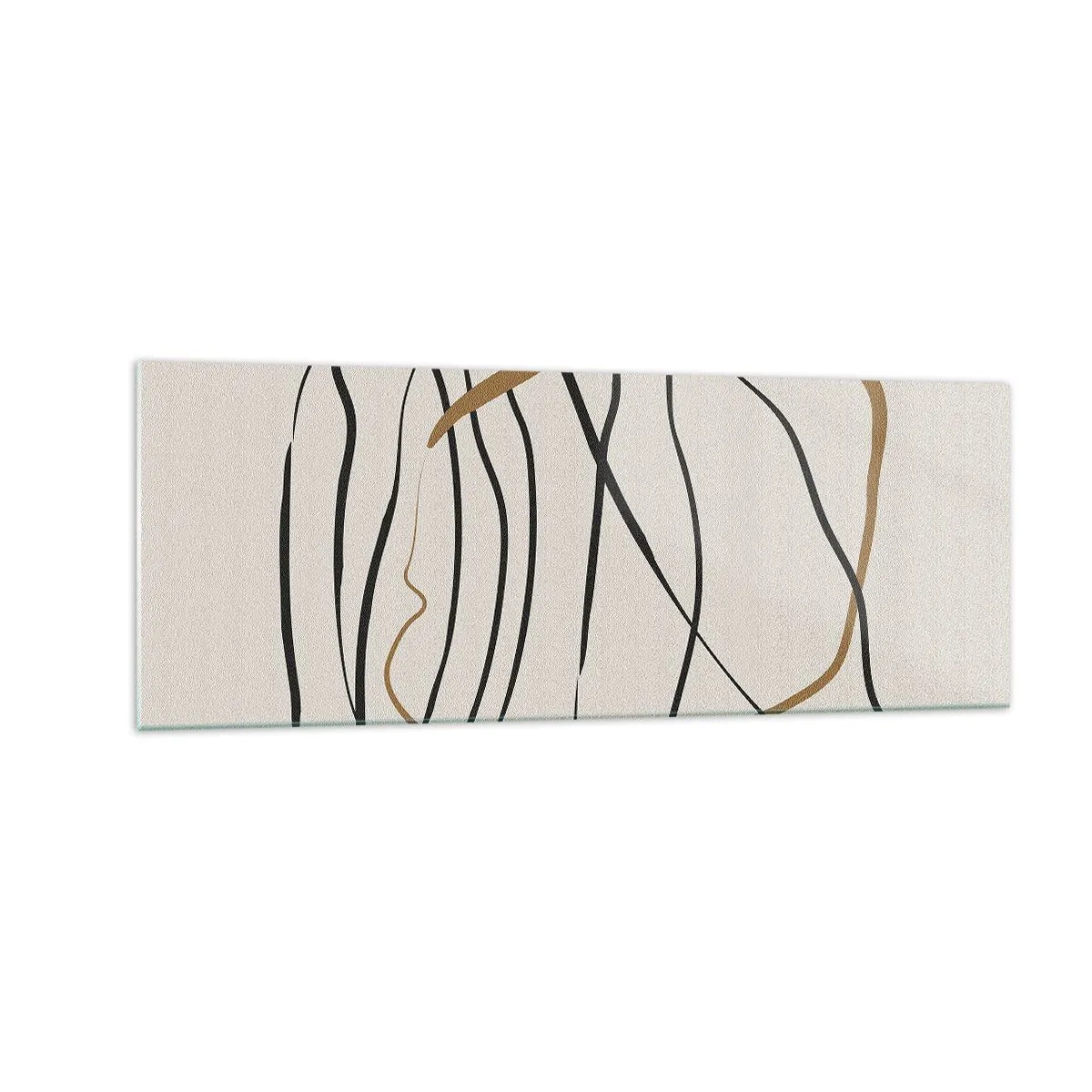 Billede på glas - Komposition - dans i besiddelse - 140x50 cm