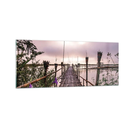 Billede på glas - Den stille og rolige atmosfære i Asien - 100x40 cm