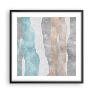 Plakat i sort ramme - En undersøgelse af intimitet - 50x50 cm