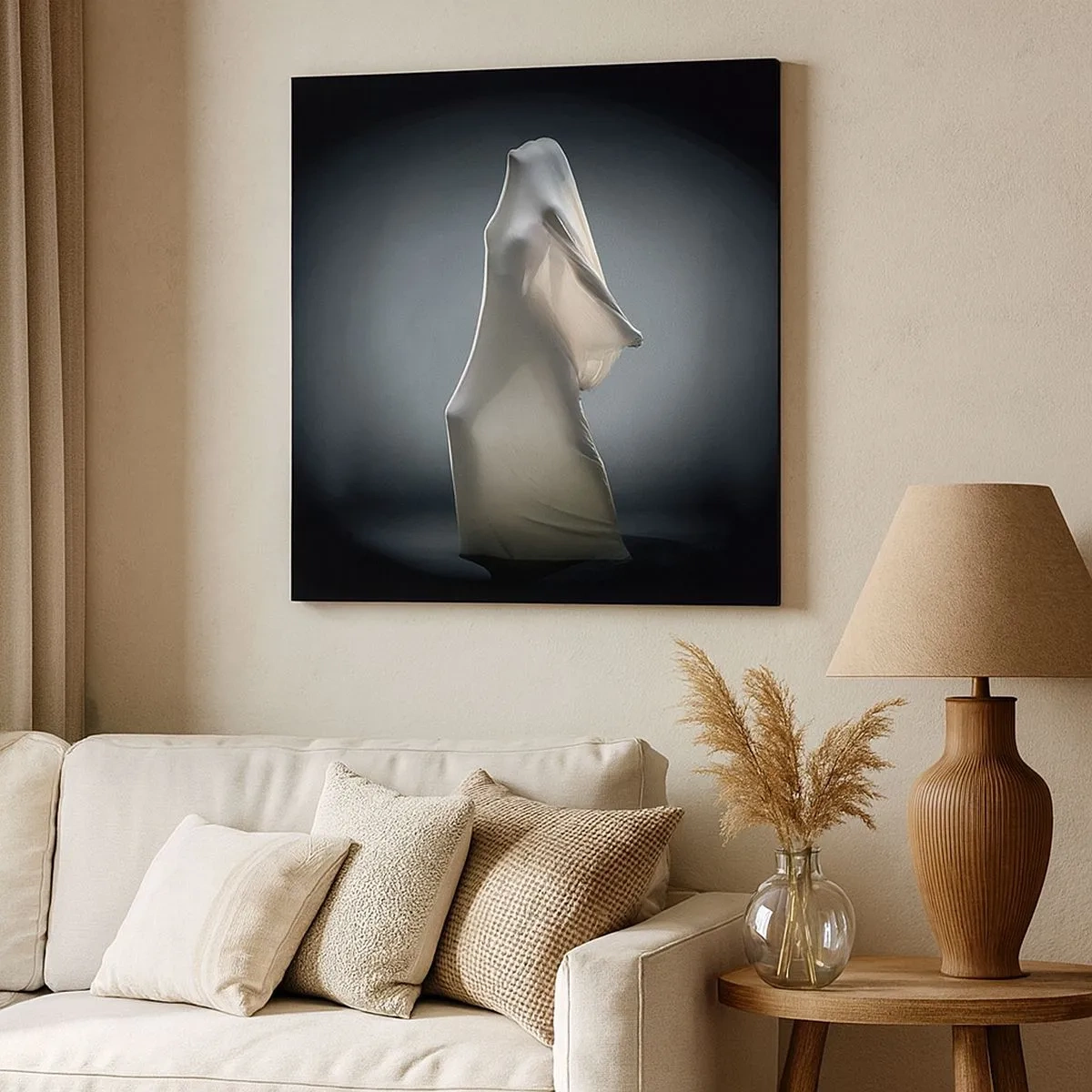 Lærredstryk - Billede på lærred - Skjulte begær - 30x30 cm