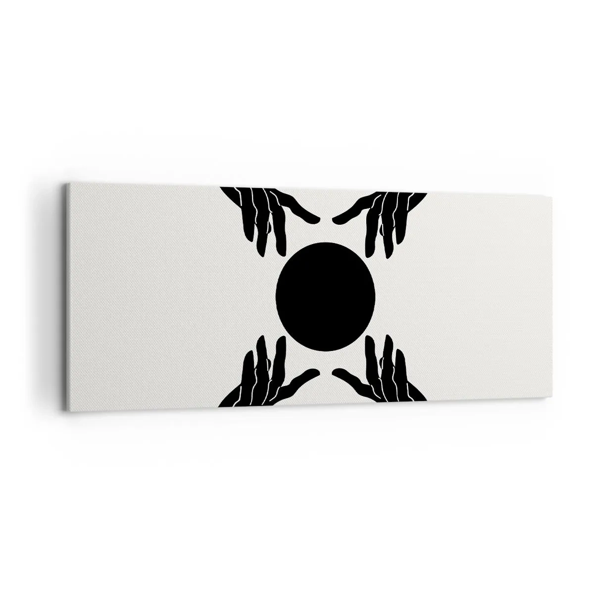 Lærredstryk - Billede på lærred - Et hemmeligt tegn - 120x50 cm