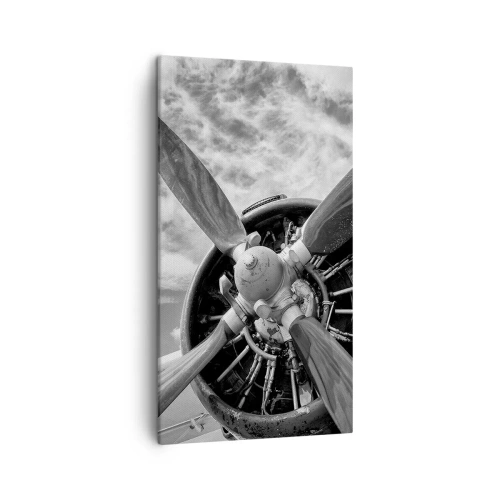 Lærredstryk - Billede på lærred - Himmelens erobrer - 45x80 cm