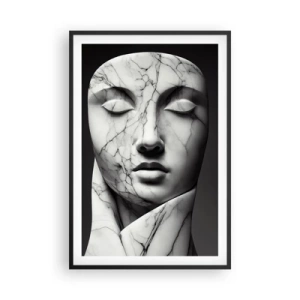 Plakat i sort ramme - Former af marmor - 61x91 cm