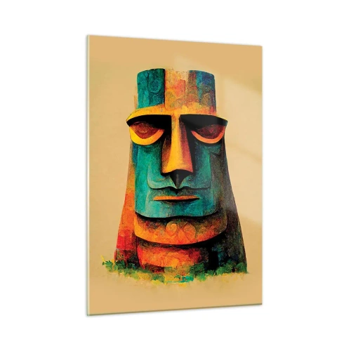 Billede på glas - Statuarisk, men alligevel sympatisk - 50x70 cm