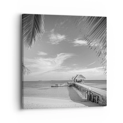 Lærredstryk - Billede på lærred - Et minde eller en drøm? - 40x40 cm