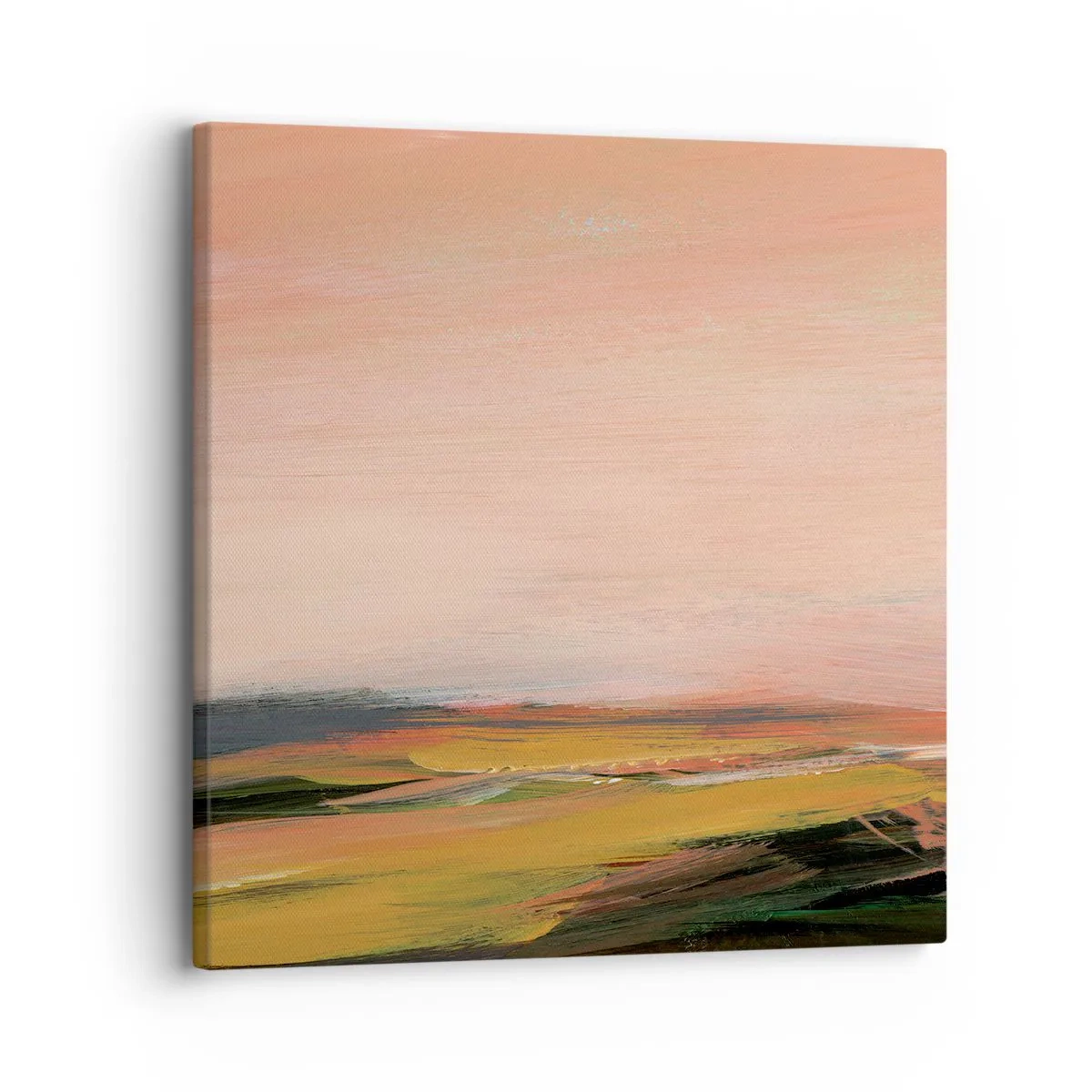 Lærredstryk - Billede på lærred - I lyserøde toner - 30x30 cm