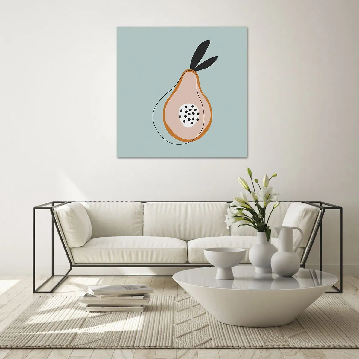 Billede på glas - Trænge ind i tingenes natur - 40x40 cm