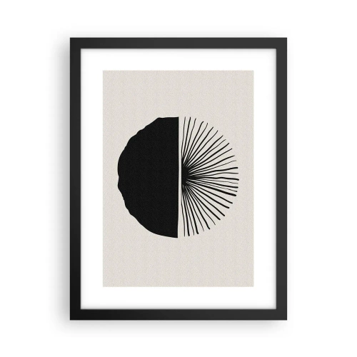 Plakat i sort ramme - En vifte af muligheder - 30x40 cm