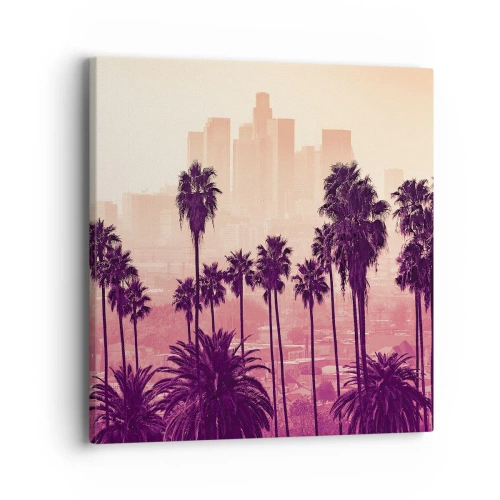 Lærredstryk - Billede på lærred - Landskab i Californien - 40x40 cm