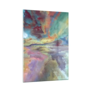 Billede på glas - To himle - 50x70 cm