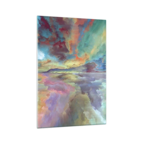 Billede på glas - To himle - 70x100 cm