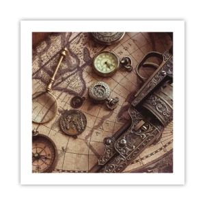 Plakat - Opkald til eventyr - 50x50 cm