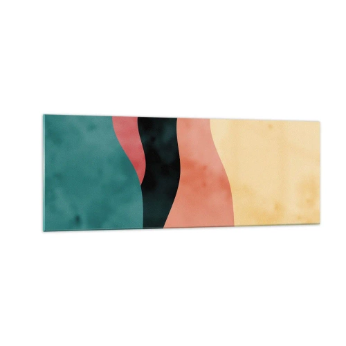 Billede på glas - Kompatibel manglende overholdelse - 140x50 cm