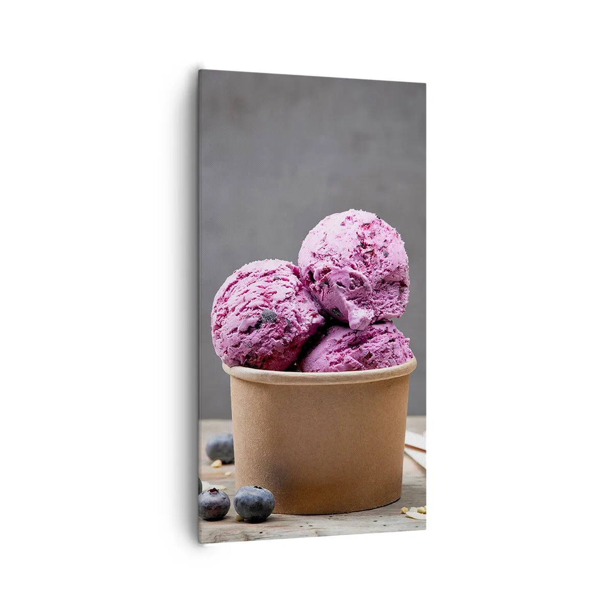 Lærredstryk - Billede på lærred - Sødme og kølighed - 65x120 cm