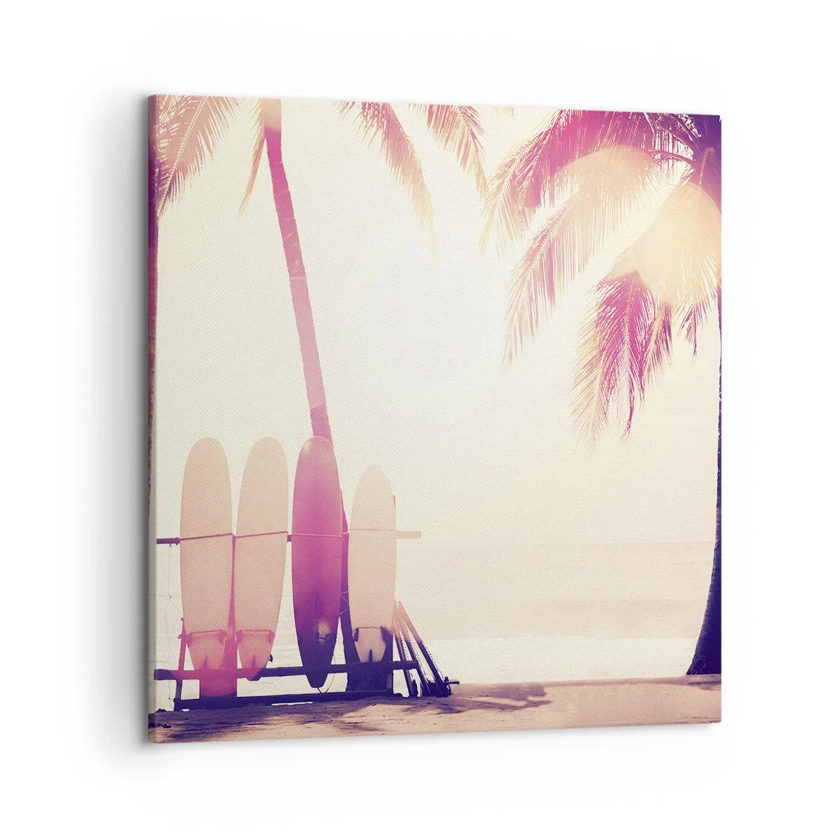 Lærredstryk - Billede på lærred - Det bliver en fantastisk dag - 50x50 cm