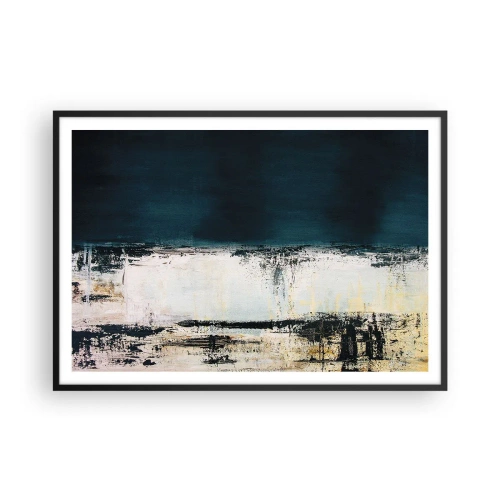 Plakat i sort ramme - Vandret sammensætning - 100x70 cm