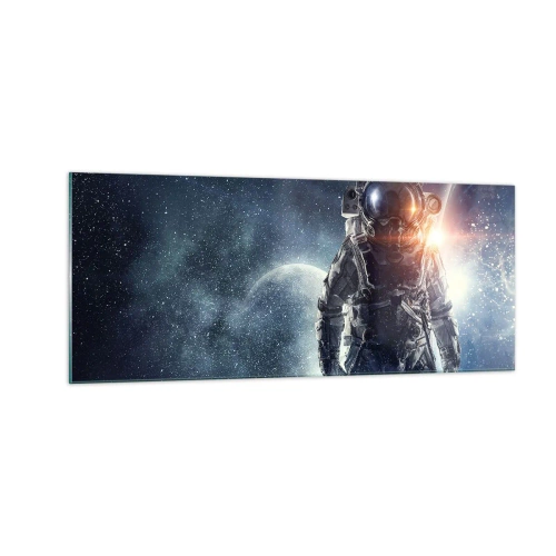 Billede på glas - Et kosmisk eventyr - 100x40 cm