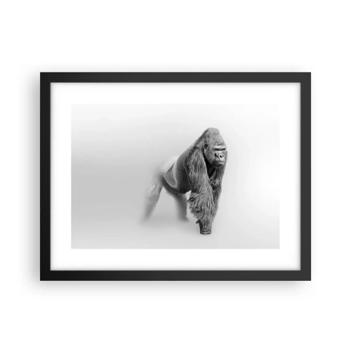 Plakat i sort ramme - Selvsikker på sin styrke - 40x30 cm