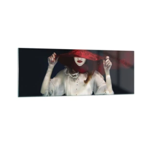 Billede på glas - Vidunderkvinden - 140x50 cm