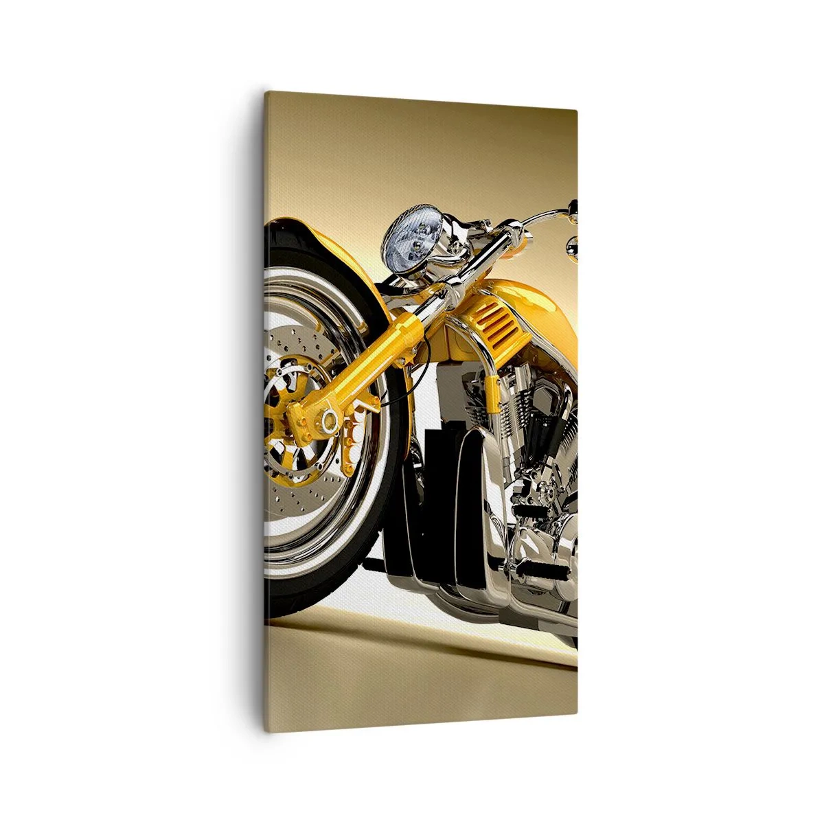 Lærredstryk - Billede på lærred - En drøm om styrke og hurtighed - 55x100 cm