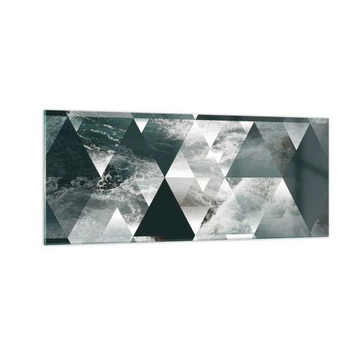 Billede på glas - Et krystalperspektiv - 100x40 cm