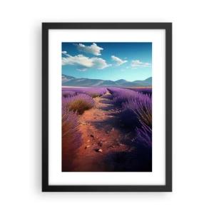 Plakat i sort ramme - Duftende marker - 30x40 cm
